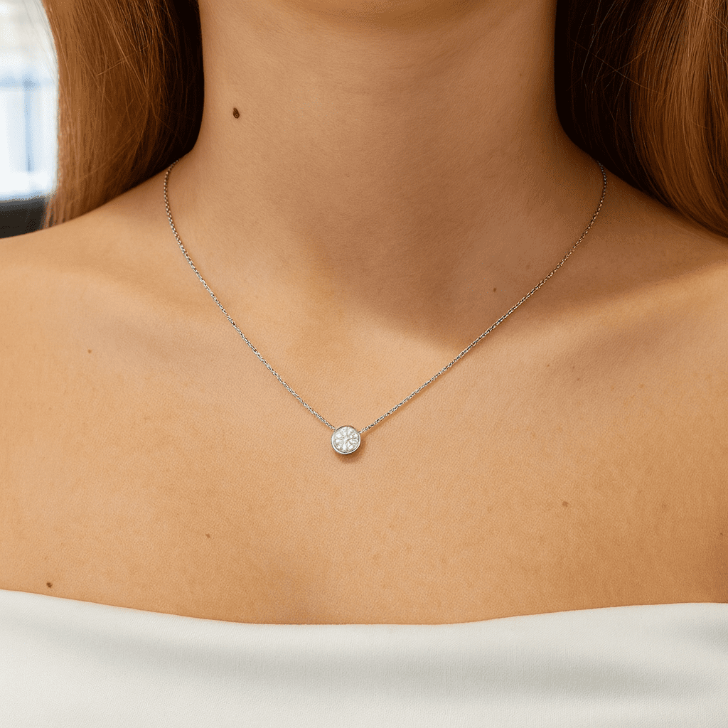 Сребърно колие с мойсанит Elle Сребърно колие с мойсанит Elle - Image 2